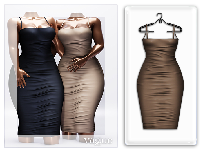 Second Life Marketplace - Vague. Yesenia Dress - Nude
